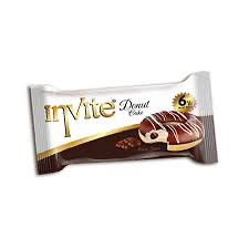 Invite donut chocolate cake 6x