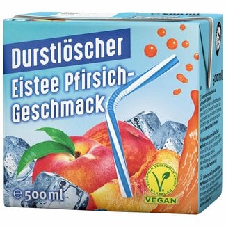 Durstloscher Eistee Pfirsich Geschmack 500ml