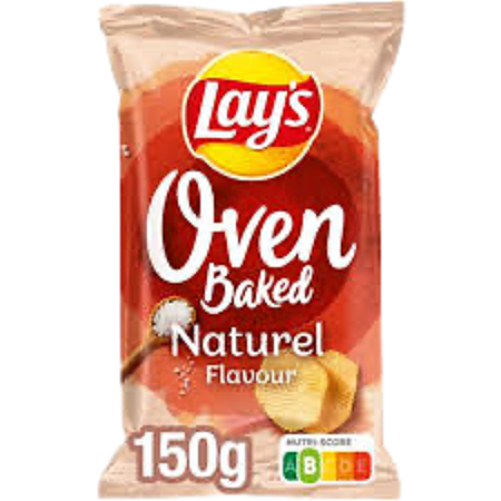 Lays Oven Baked Naturel 150g-1