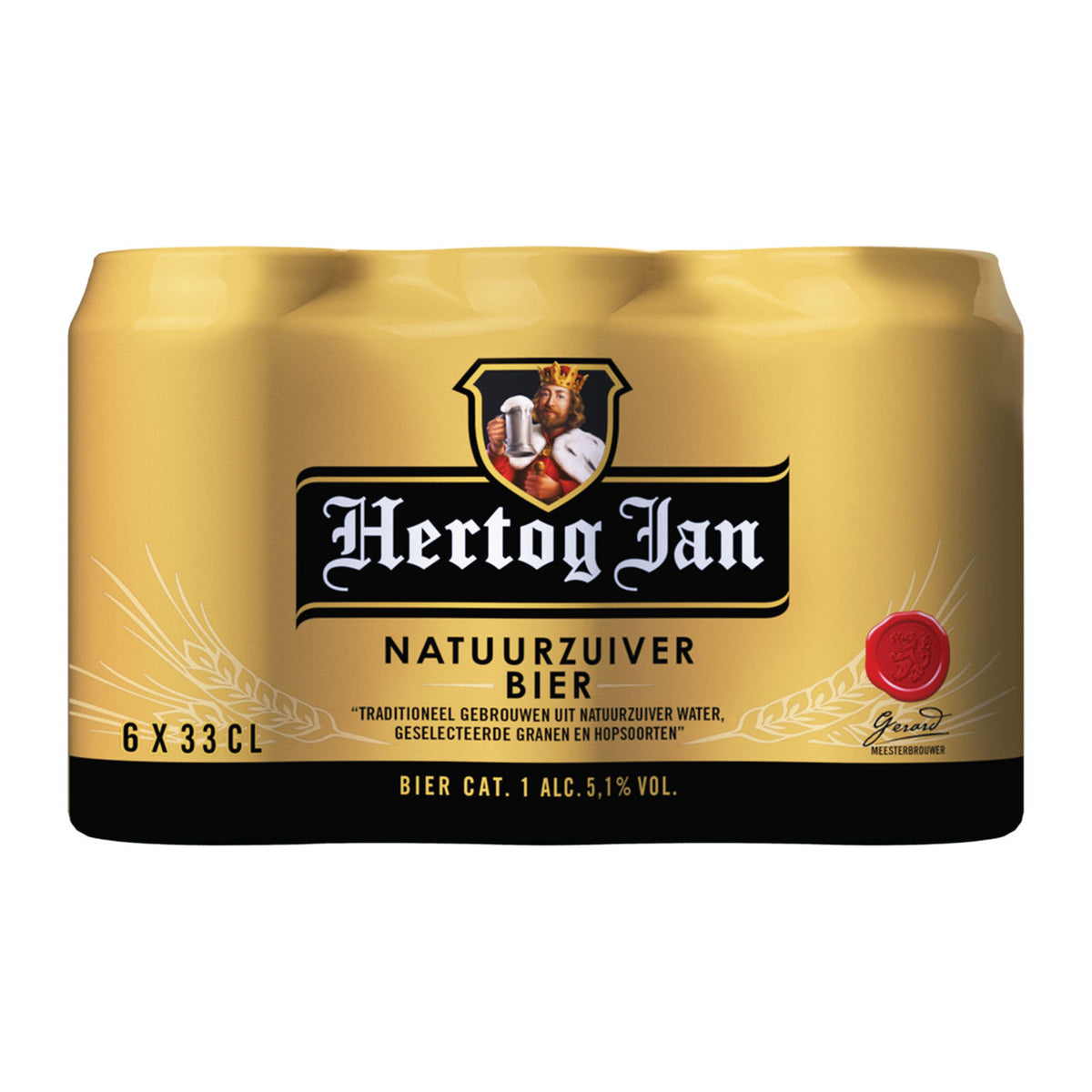 6x Hertog Jan blik 330ml