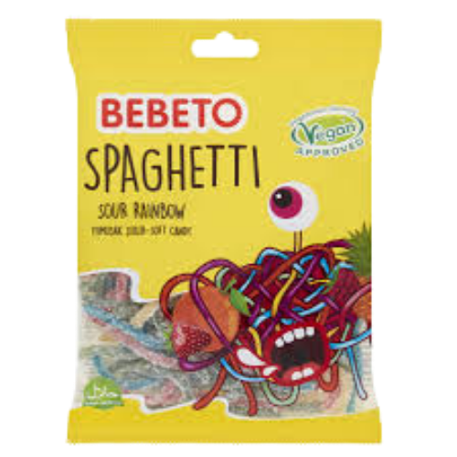 Bebeto Rainbow Spaghetti 80g-1