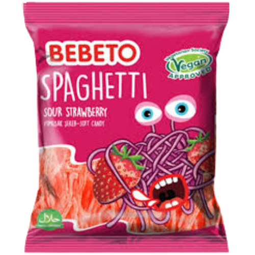 Bebeto Spaghetti Strawberry 80g