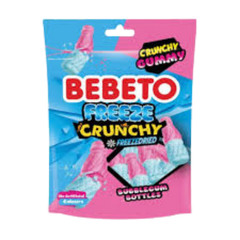 Bebeto Freeze Crunchy Bubblegum Bottles 35g-1