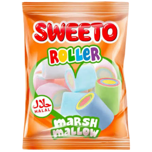 Sweeto Marshmallow Roller 140g