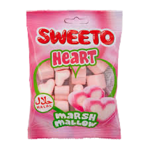 Sweeto Marshmallow Heart 140g-1