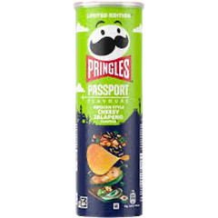 Pringles Mexican style Cheese Jalapeno 165g-1