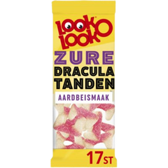 Look o look Zure Dracula Tanden Aardbei Smaak 125g-1