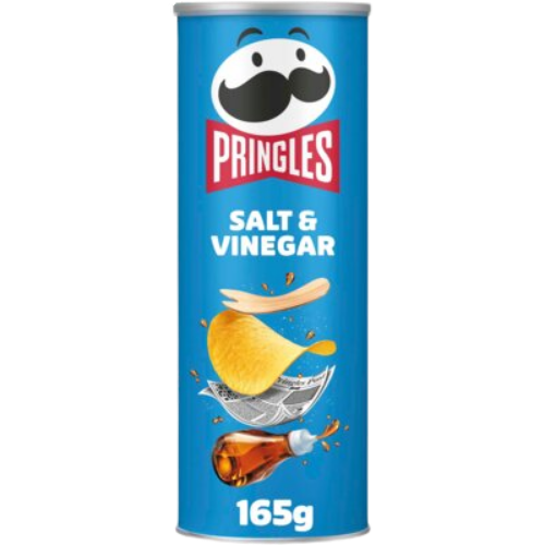 Pringles Salt & Vinegar 160g-1