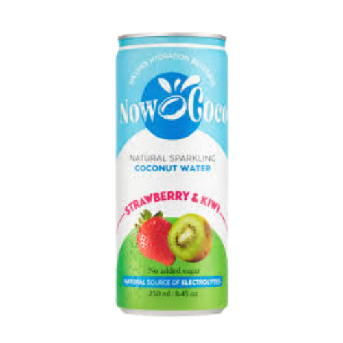 Now Coco Strawberry & Kiwi 250ml