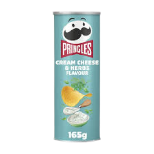 Pringles Cream Cheese & Herbs 165g